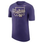 Men's Nike Washington Huskies Local Elements Tee, Size: Large, Purple
