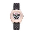 Limited Too Kids' Black Cat Polka-dot Watch, Girl's, Size: Small