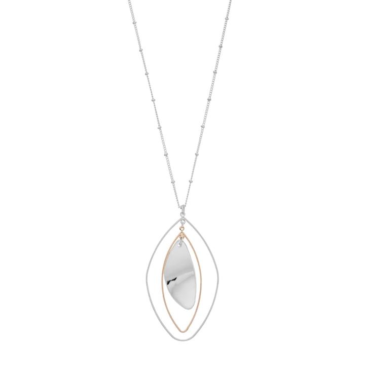 Caged Petal Pendant Necklace, Women's, Multicolor