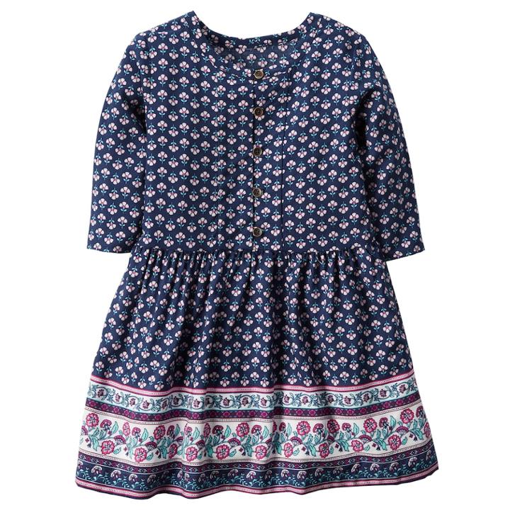 Girls 4-8 Carter's Floral Dress, Size: 5, Print