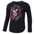 Girls 7-16 Adidas Long Sleeve All Star Tee, Size: Xl, Black