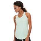 Women's Petite Tek Gear&reg; Racer Back Tank, Size: S Petite, Lt Green
