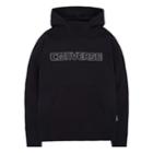 Boys 8-20 Converse Textured Knit Hoodie, Size: Medium, Black