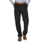 Men's Croft & Barrow&reg; Classic-fit Easy-care Stretch Flat Front Corduroy Pants, Size: 30x30, Dark Green
