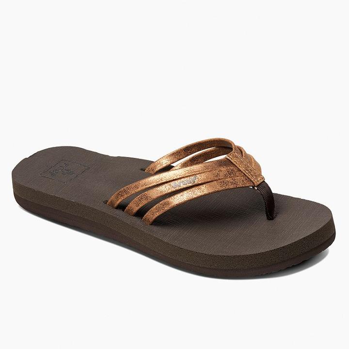 Reef Star Shine Women's Sandals, Size: 8, Brown