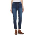 Juniors' So&reg; Button Fly Ankle Jeggings, Teens, Size: 13, Blue Other