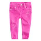 Toddler Girl Levi's&reg; 710 Super Skinny Frayed-hem Color Jeans, Size: 2t, Med Pink