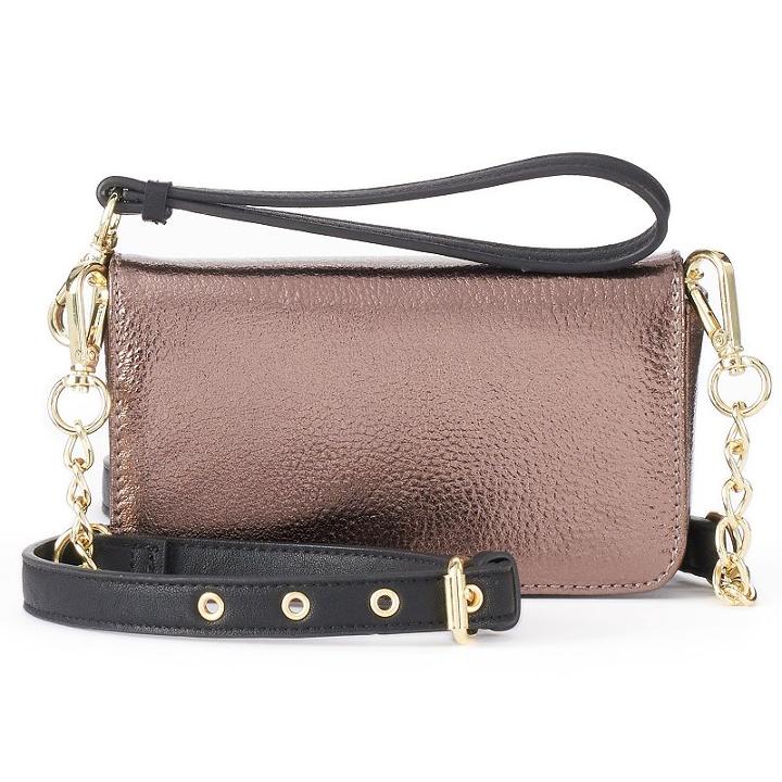 Madden Nyc Joey Convertible Crossbody Bag, Women's, Silver