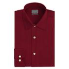 Men's Arrow Slim-fit Wrinkle-free Dress Shirt, Size: 18.5 36/37, Red
