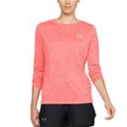 Women's Under Armour Tech Long Sleeve Tee, Size: Xl, Orange
