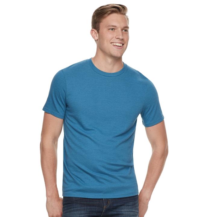 Men's Urban Pipeline&reg; Ultimate Heather Tee, Size: Medium, Dark Blue