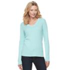 Croft & Barrow&reg; Cable-knit Sweater, Size: Medium, Turquoise/blue (turq/aqua)