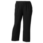 Plus Size Croft & Barrow&reg; Solid Pull-on Dress Pants, Women's, Size: 18 - Regular, Black