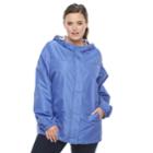 Plus Size D.e.t.a.i.l.s Hooded Reversible Jacket, Women's, Size: 1xl, Blue