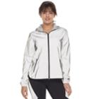 Women's Fila Sport&reg; Reflective Zip-up Woven Jacket, Size: Medium, Black