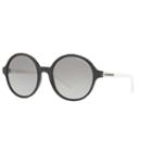 Armani Exchange Ax4059s 55mm Round Gradient Sunglasses, Women's, Grey Other