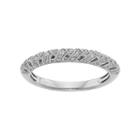 1/4 Carat T.w. Igl Certified Diamond 14k Gold Art Deco Wedding Ring, Women's, Size: 6.50, White