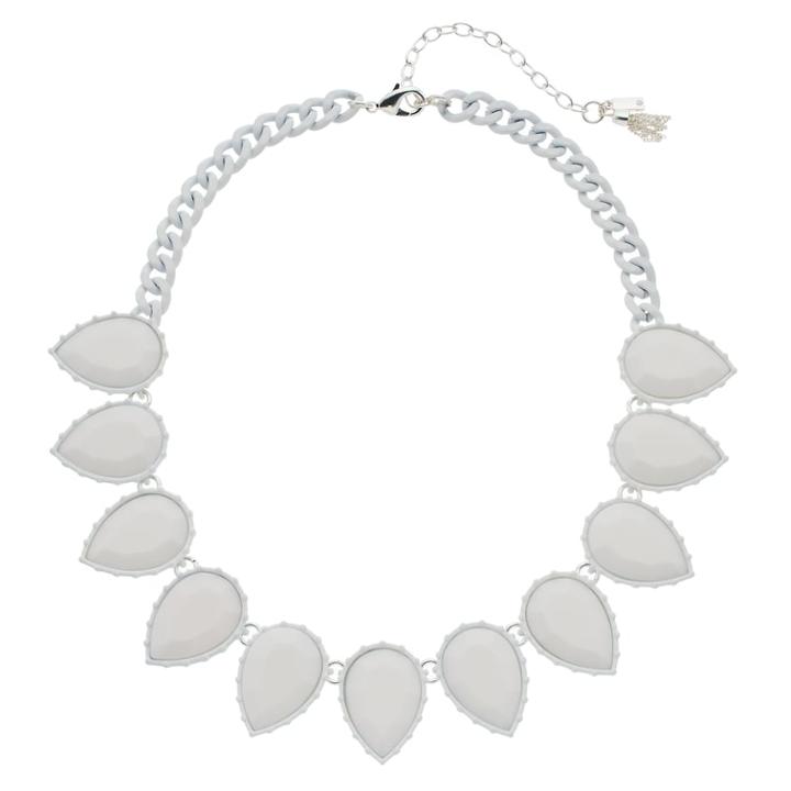 Simply Vera Vera Wang White Teardrop Link Necklace, Women's, Blue