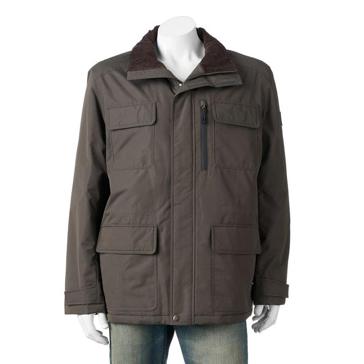 Men's Towne Utility Coat, Size: Small, Med Green