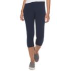 Women's Sonoma Goods For Life&trade; Capri Leggings, Size: Small, Dark Blue