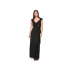 Women's Onyx Nite Cascade Evening Gown, Size: 12, Black
