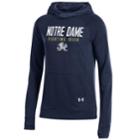 Women's Under Armour Notre Dame Fighting Irish Featherweight Fleece Hoodie, Size: Large, Multicolor
