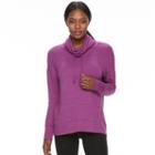 Women's Tek Gear&reg; Cowlneck Pullover Top, Size: Xs, Med Purple