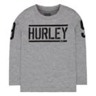 Boys 4-7 Hurley Gray Long Sleeve Graphic Tee, Size: 5, Grey