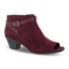 Easy Street Sparrow Women's Ankle Boots, Size: 8.5 Ww, Dark Red