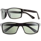 Men's Dockers Polarized Black Wrap Sunglasses