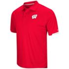 Men's Colosseum Wisconsin Badgers Loft Polo, Size: Large, Dark Red