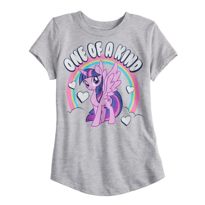 Girls 4-10 Jumping Beans&reg; Twilight Sparkle Graphic Tee, Size: 6x, Med Grey