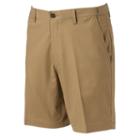 Men's Croft & Barrow&reg; True Comfort Classic-fit Stretch Flat Front Shorts, Size: 36, Med Brown