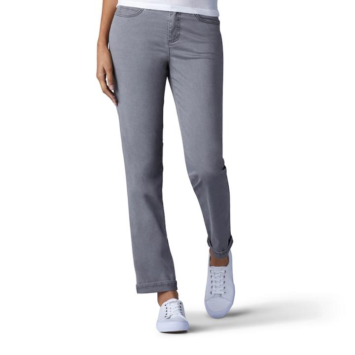 Women's Lee Renee Slim Girlfriend Pants, Size: 10 Avg/reg, Green