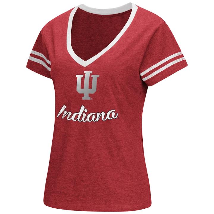 Women's Indiana Hoosiers Varsity Tee, Size: Xxl, Dark Red