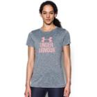 Women's Under Armour Tech Twist Short Sleeve Graphic Tee, Size: Large, Grey Other