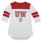 Women's Wisconsin Badgers Fiery Tee, Size: Small, White