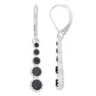 Dana Buchman Graduated Linear Earrings, Women's, Black