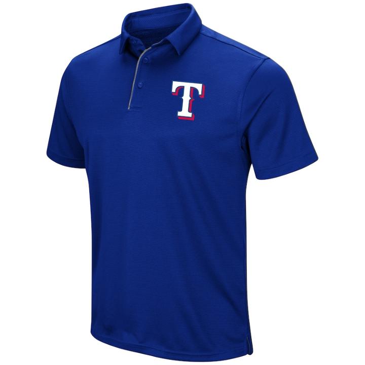 Men's Under Armour Texas Rangers Tech Polo Shirt, Size: Large, Brt Blue