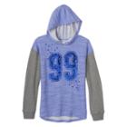 Girls 7-16 So&reg; Graphic Fleece Hoodie, Girl's, Size: 16, Turquoise/blue (turq/aqua)