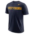 Men's Nike West Virginia Mountaineers Wordmark Tee, Size: Large, Blue (navy)