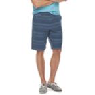 Men's Sonoma Goods For Life&trade; Flexwear Flat-front Twill Shorts, Size: 36, Blue (navy)
