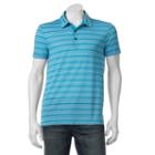Men's Apt. 9&reg; Slim-fit Performance Polo, Size: Large Slim, Turquoise/blue (turq/aqua)
