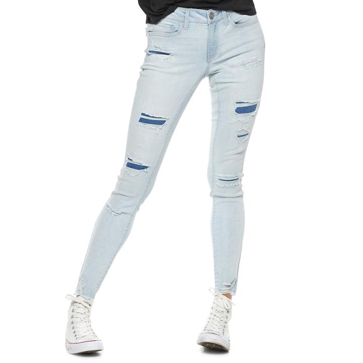 Juniors' So&reg; Low-rise Jeggings, Teens, Size: 17, Blue