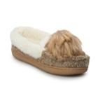 Women's Sonoma Goods For Life Sweater Knit Moccasin Slippers, Size: Xl, Med Beige