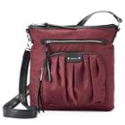 Utiliti Pleated Pocket Convertible Crossbody Bag, Women's, Dark Red