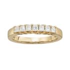 14k Gold 1/2-ct. T.w. Igl Certified Princess-cut Diamond Wedding Ring, Women's, Size: 9.50, White