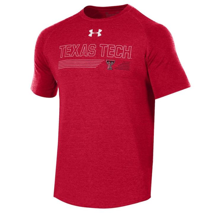 Men's Under Armour Texas Tech Red Raiders Long Line Tee, Size: Xxl, Clrs