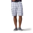 Men's Lee Wyoming Shorts, Size: 29, White Jame Plaid