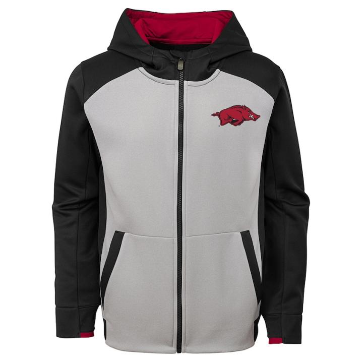 Boys 8-20 Arkansas Razorbacks Hi-tech Hoodie, Size: S 8, Grey